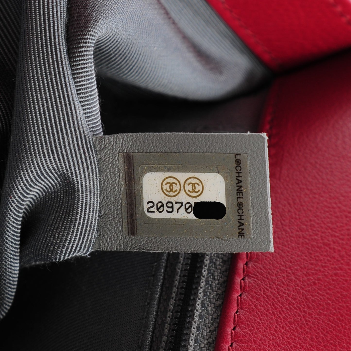 Calfskin Stitched New Medium Boy Flap Red