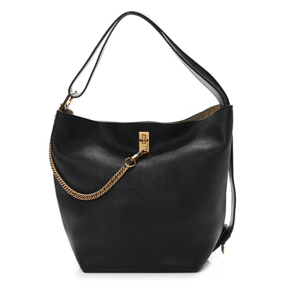 Givenchy Grained Calfskin GV Bucket Bag Black 1 of 10