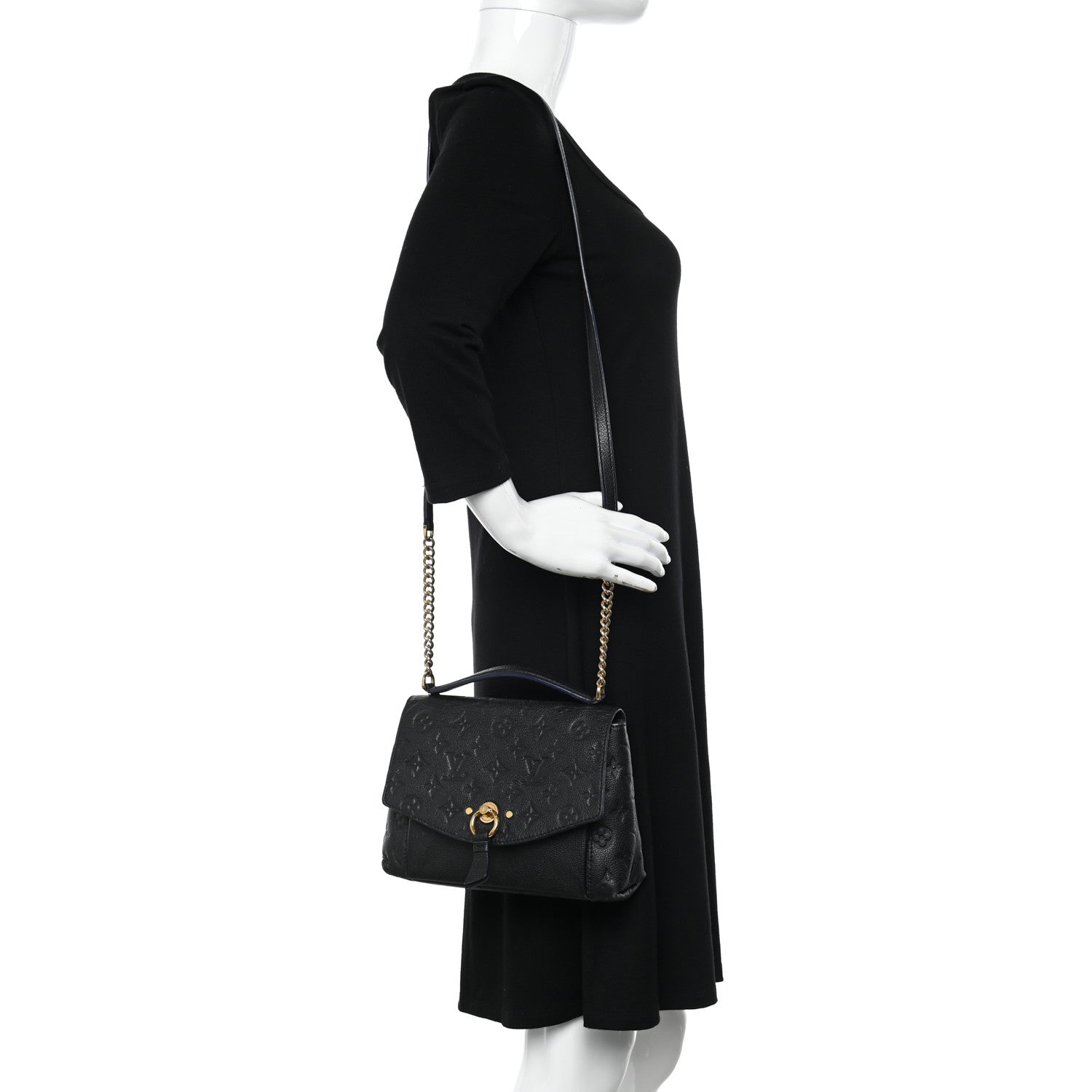 Louis Vuitton Empreinte Blanche BB Black 2 of 20