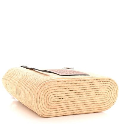 Loewe Raffia Small Square Basket Tote Bag Natural Tan 4 of 9