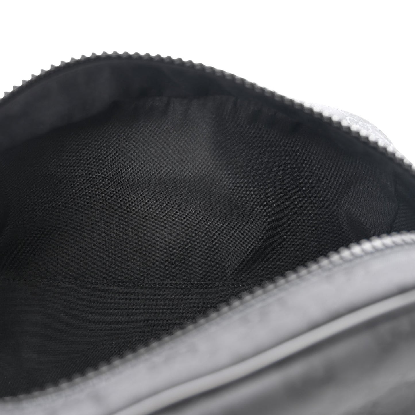 Nylon Monogram Fanny Pack Belt Bag Black