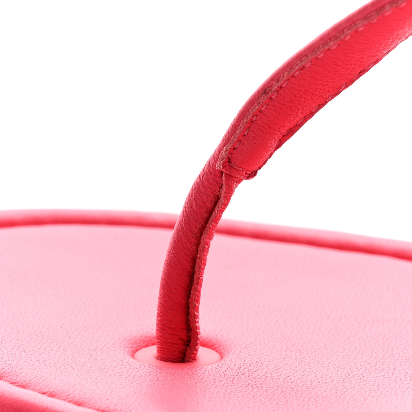 Lambskin CC Thong Sandals 40 Pink