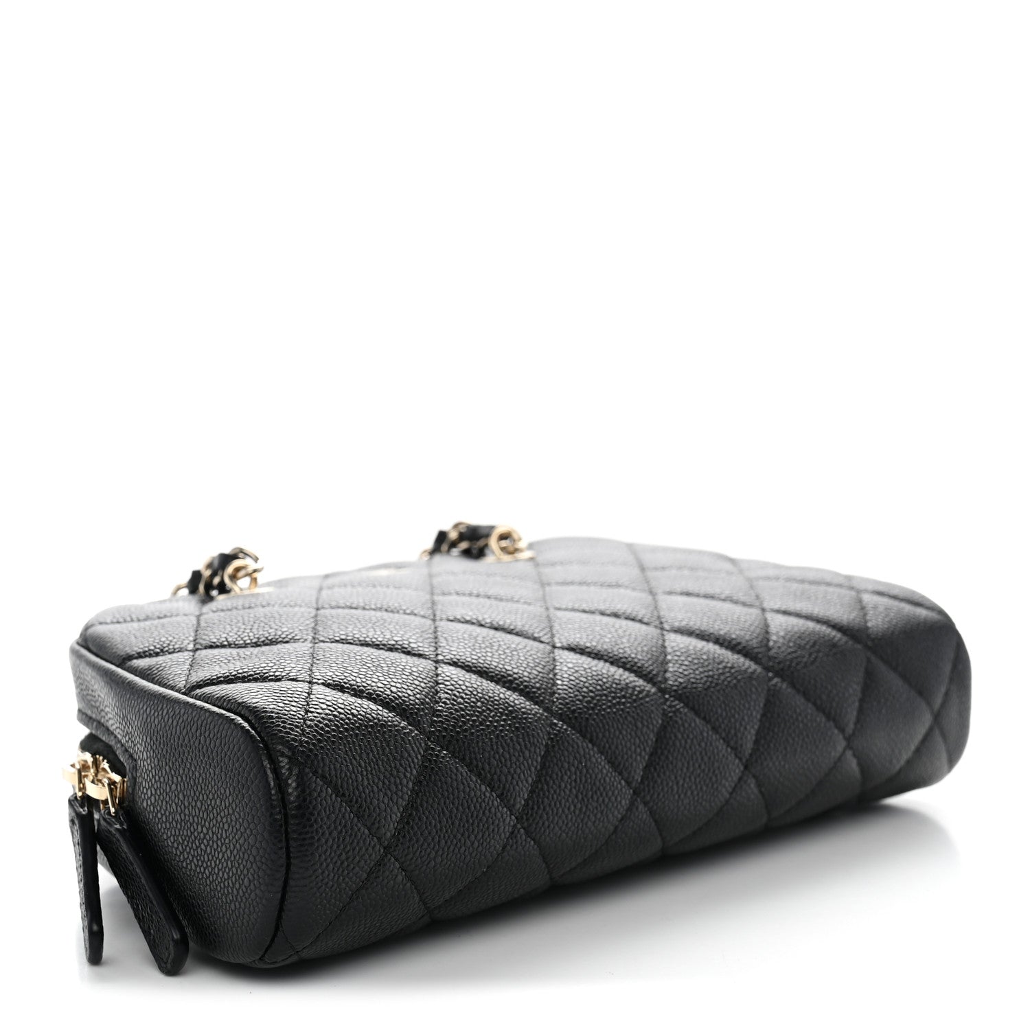Chanel Caviar Quilted Clutch With Chain Black 4 of 11