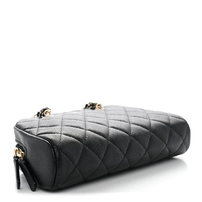 Chanel Caviar Quilted Clutch With Chain Black 4 of 11