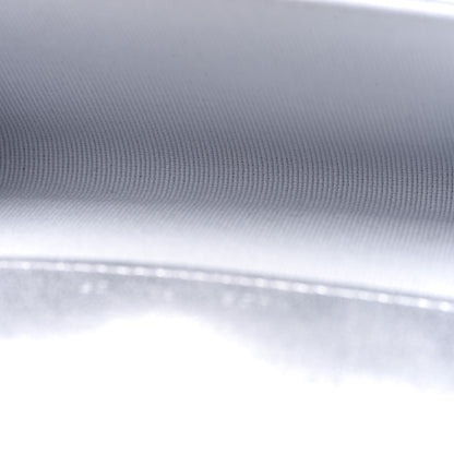 Chanel Metallic Lambskin Quilted Flap Card Holder Wallet Silver 5 of 9