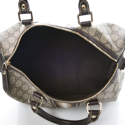 Gucci GG Plus Monogram Web Medium Joy Boston Dark Brown 5 of 17