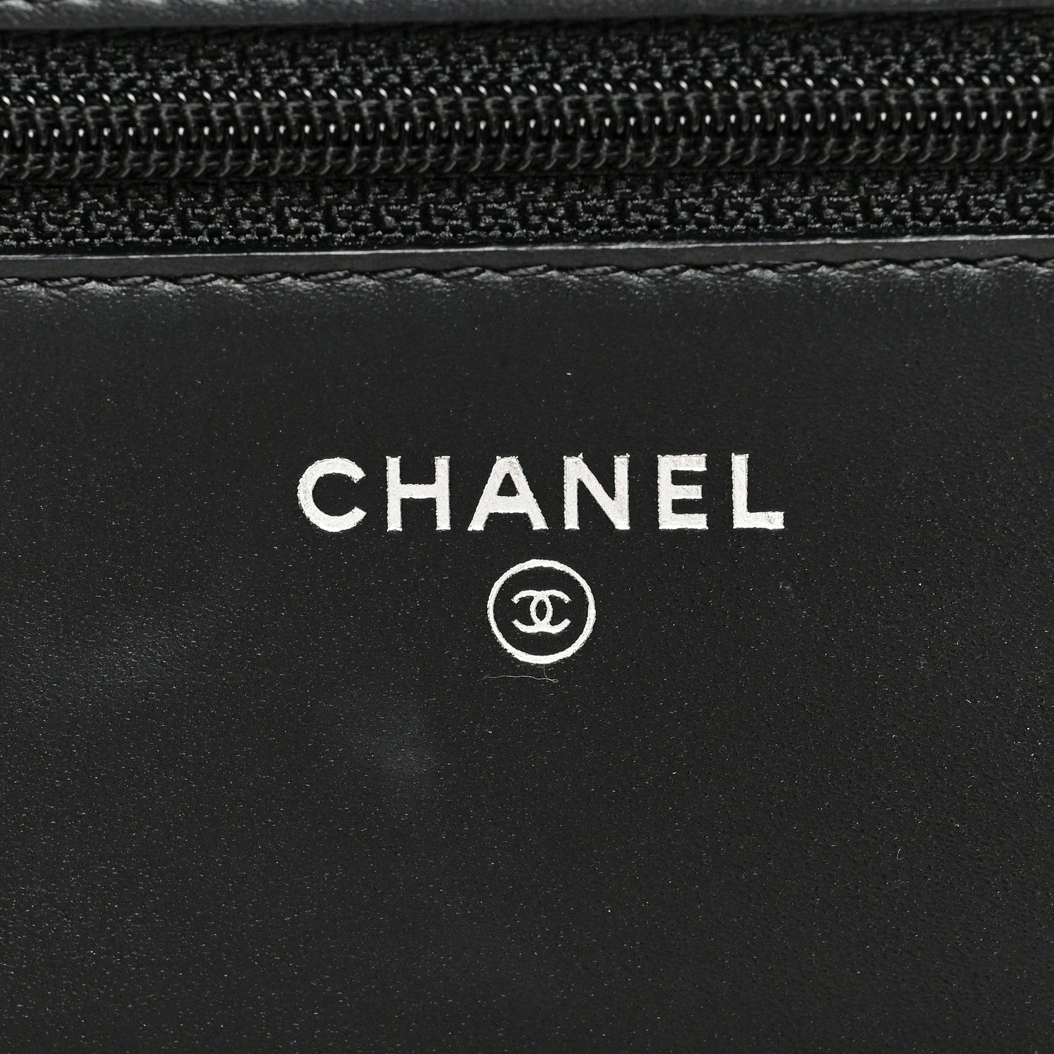 Chanel Patent Calfskin Quilted Boy Wallet On Chain WOC Black 6 of 10