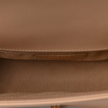 Chanel Calfskin Quilted Small Boy Flap Beige 5 of 8