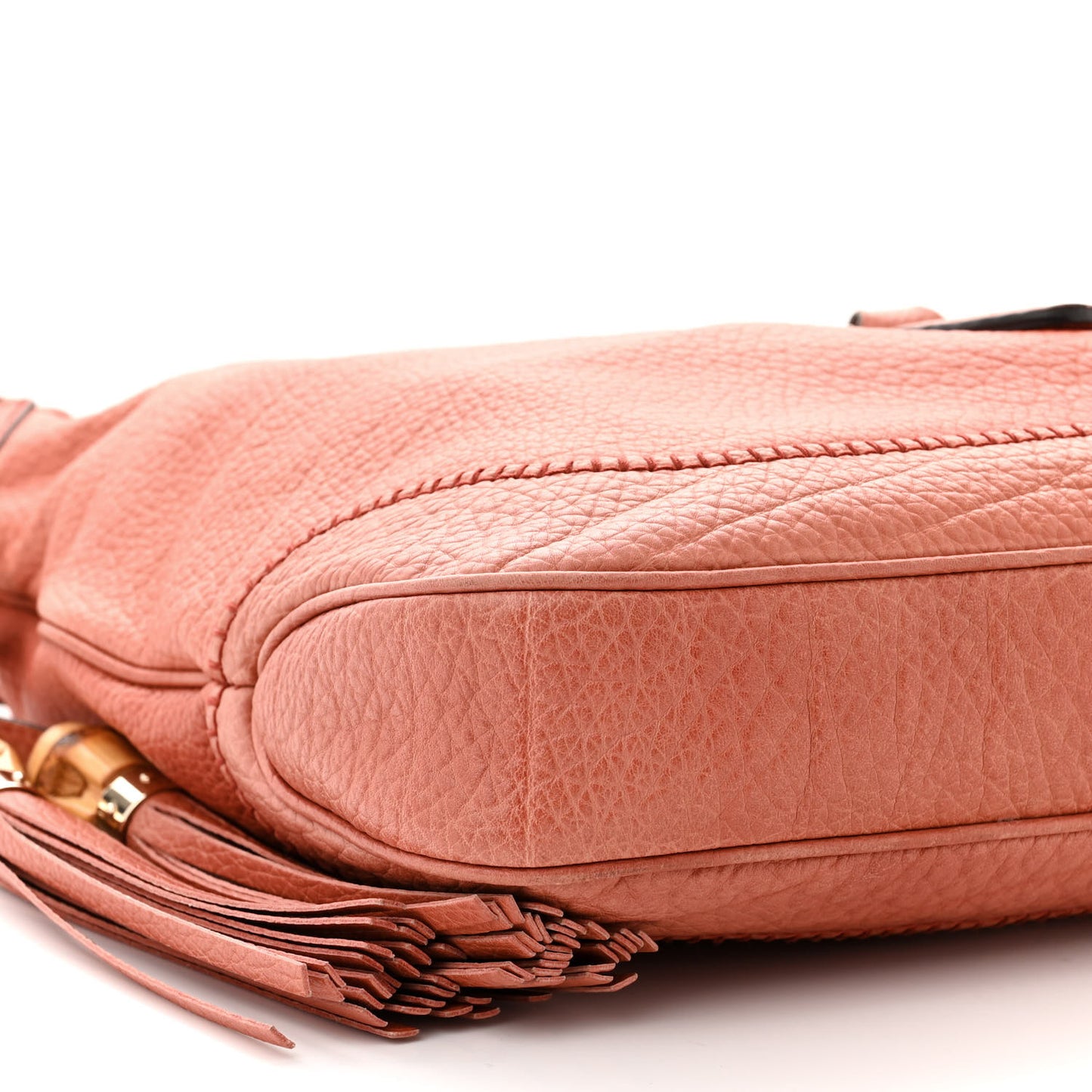 Pebbled Calfskin Medium New Jackie Shoulder Bag Coral