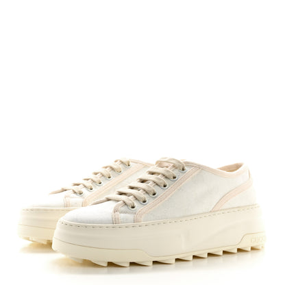 Gucci GG Monogram Womens 1977 Tennis Platform 52mm Sneakers 36.5 Great White Mystic White 4 of 13