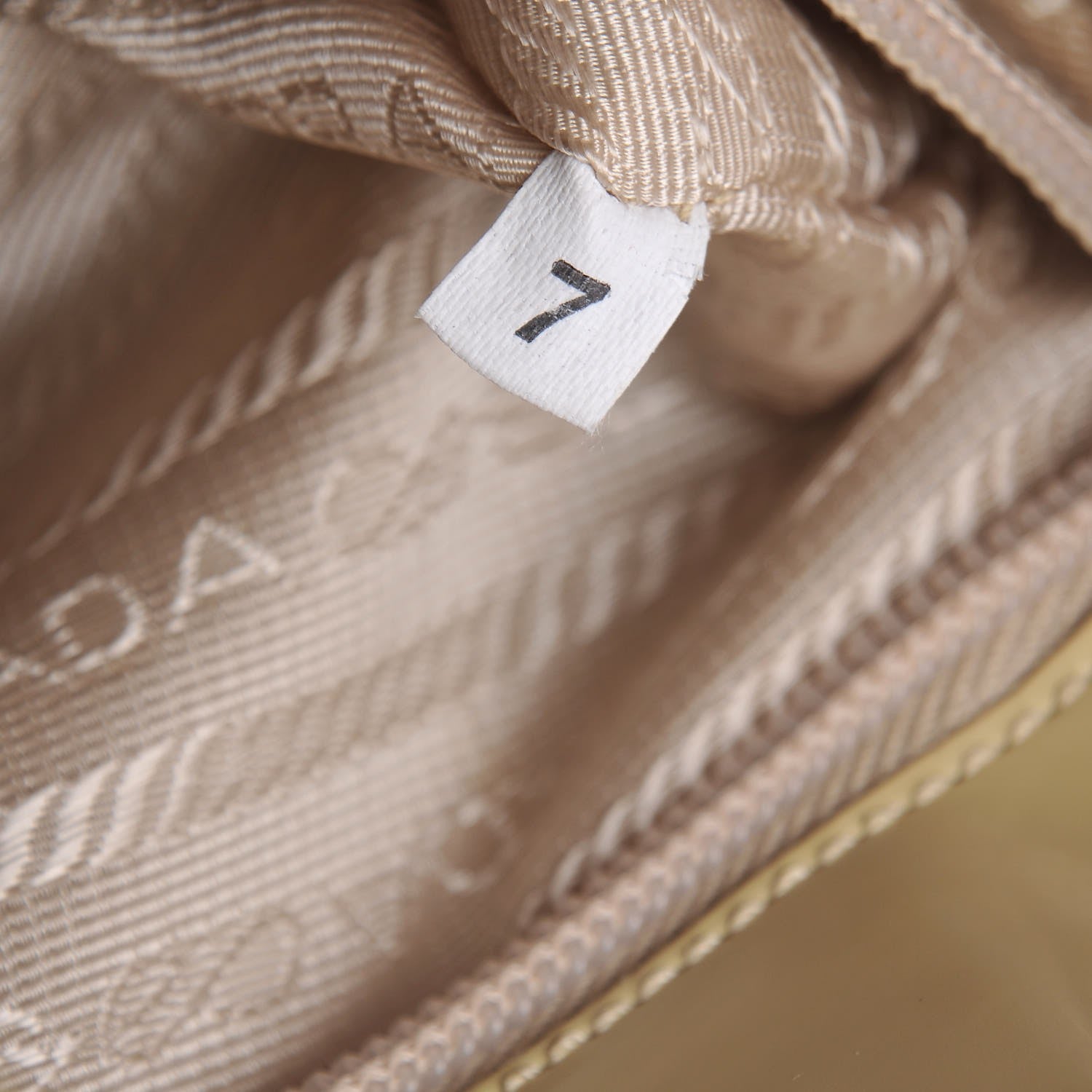 Prada Spazzolato Tote Beige 7 of 9