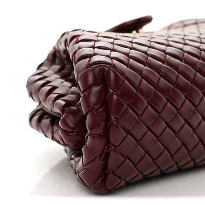 Bottega Veneta Nappa Intrecciato Small The Lauren 1980 Clutch With Chain Barolo 9 of 11