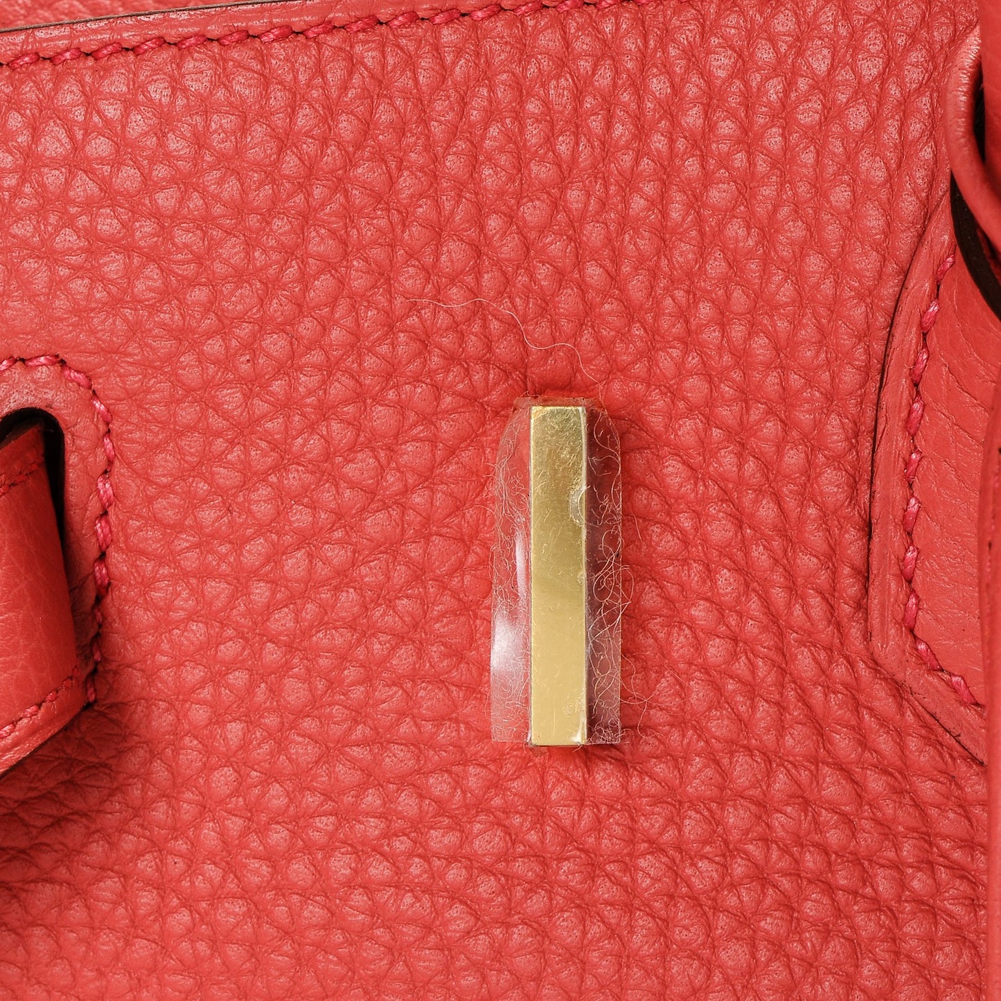 Togo Birkin 30 Rouge Pivoine