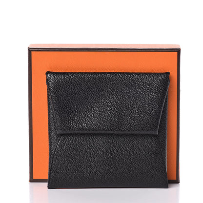 Hermes Chevre Mysore Bastia Coin Purse Black 8 of 8