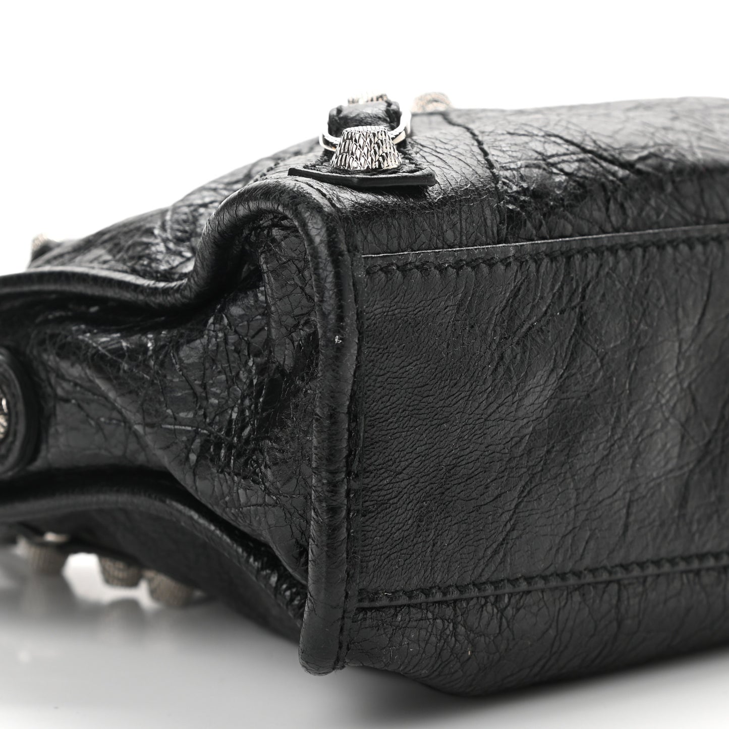 Agneau Giant 12 Silver Hardware Mini City Black