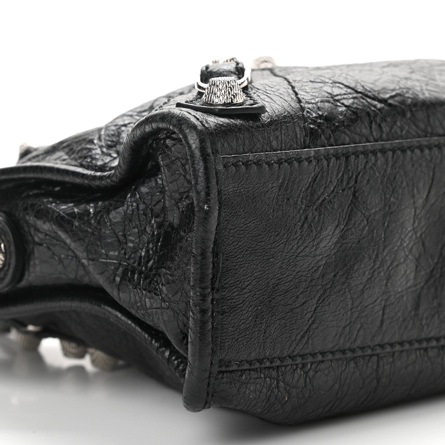 Balenciaga Agneau Giant 12 Silver Hardware Mini City Black 9 of 10
