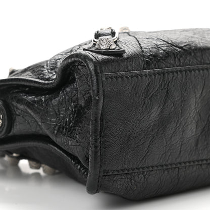Balenciaga Agneau Giant 12 Silver Hardware Mini City Black 9 of 10