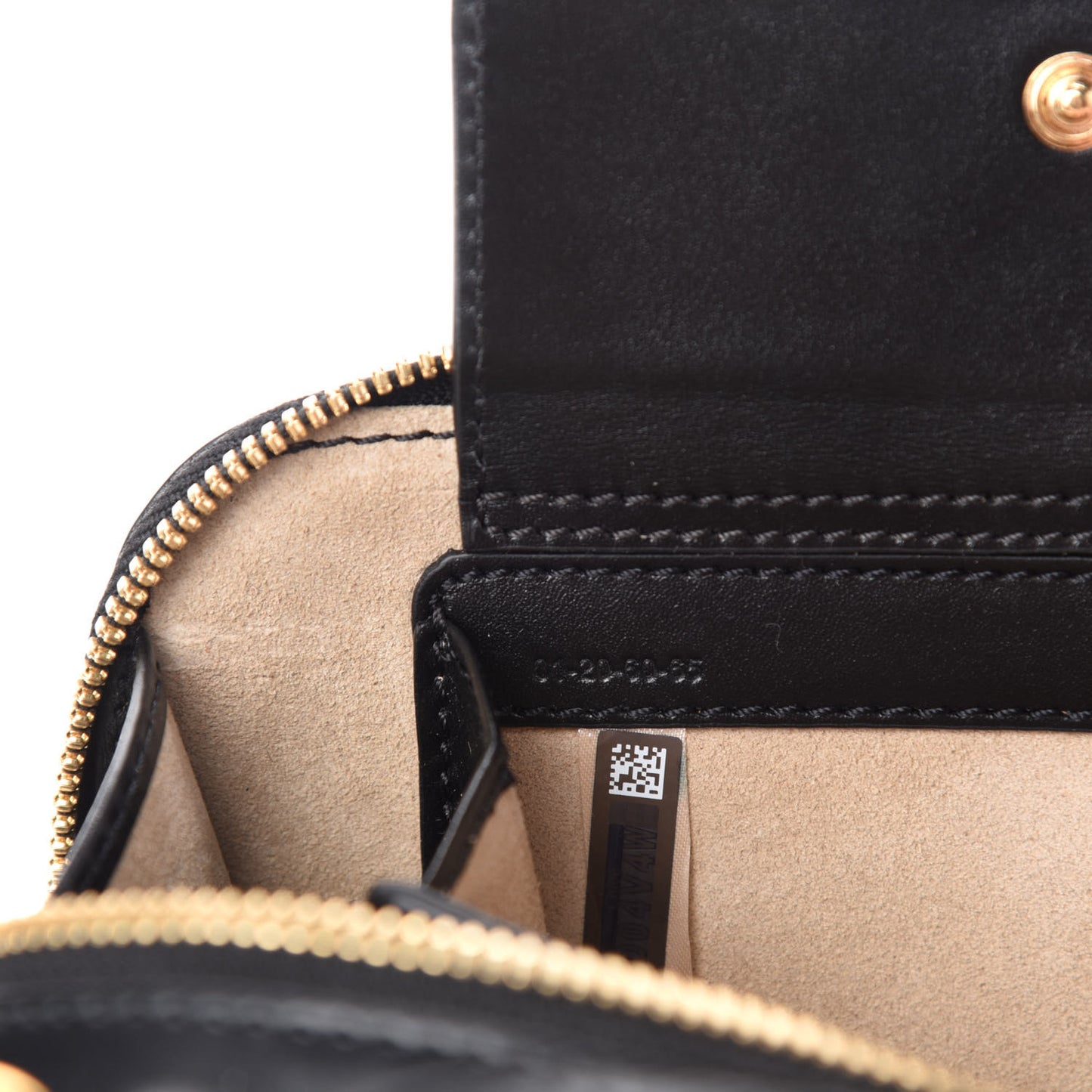 Calfskin Mini C Vanity Bag Black