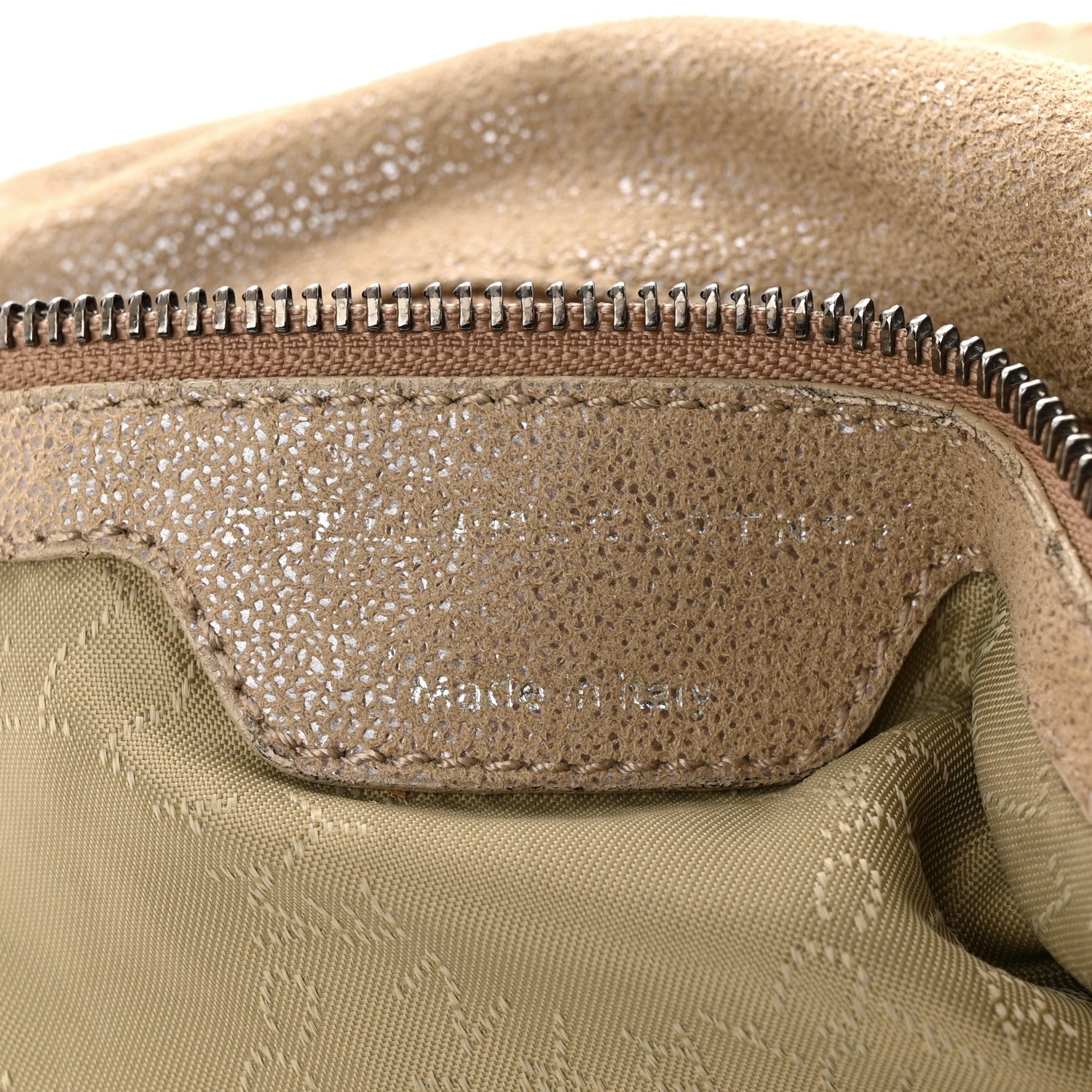 Stella McCartney Shaggy Deer Falabella Fold Over Tote Taupe 6 of 10