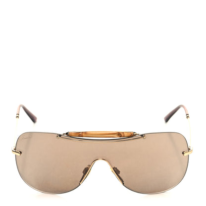 Gucci Metal Shield GG 4262/S Sunglasses Gold 2 of 8