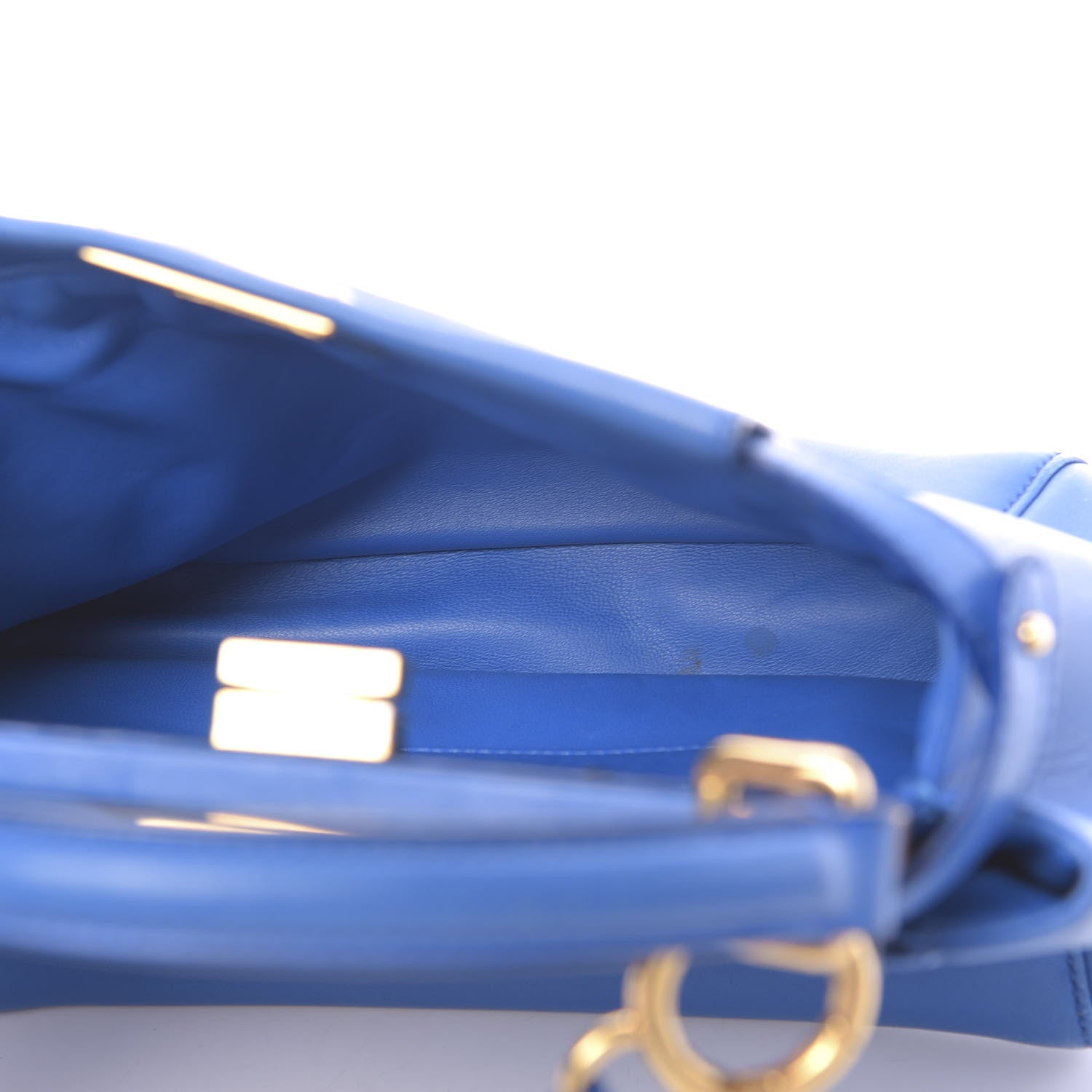 Fendi Nappa Mini Peekaboo Iconic Satchel Bleuette 5 of 11