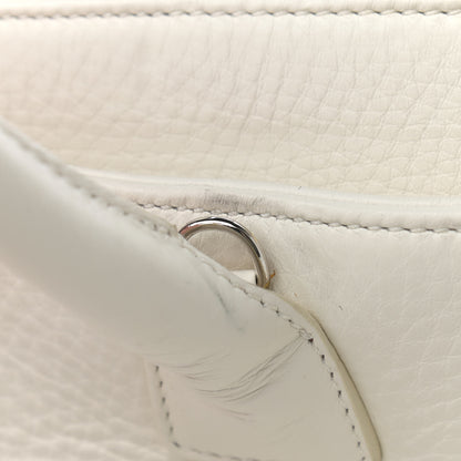 Chanel Calfskin Cerf Executive Shopper Tote White 12 of 14
