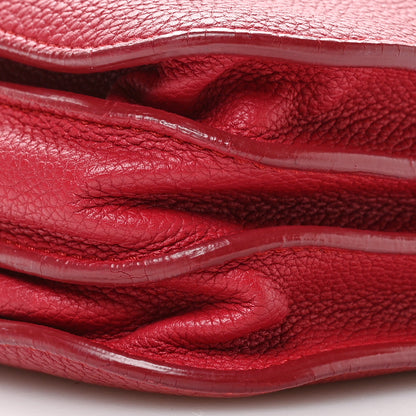 Loro Piana Grained Calfskin Milky Way Shoulder Bag Red 9 of 12