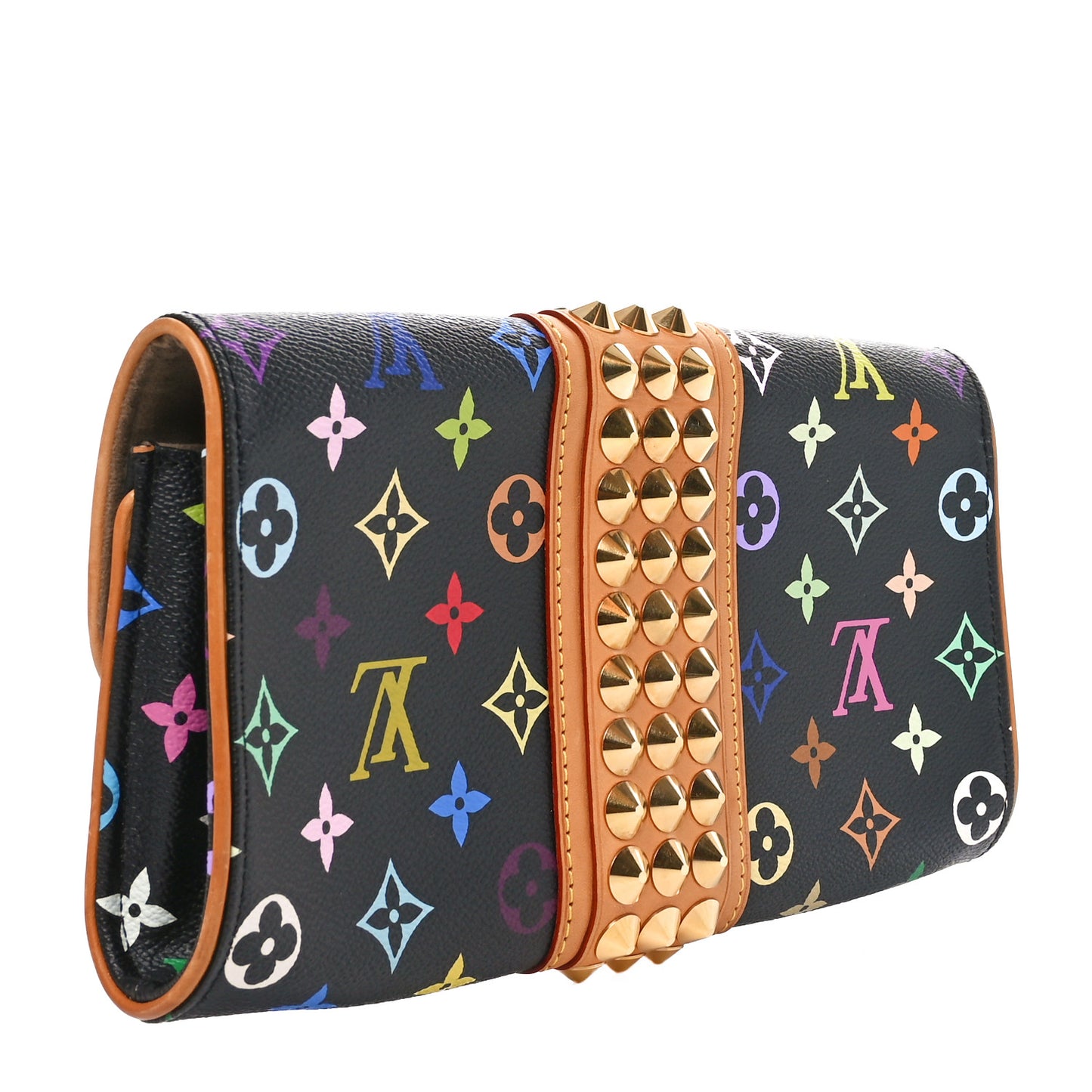 Monogram Multicolor Courtney Clutch Black