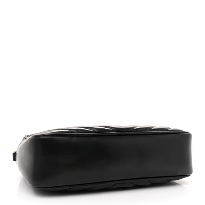Saint Laurent Calfskin Matelasse Monogram Lou Camera Bag Black 4 of 13