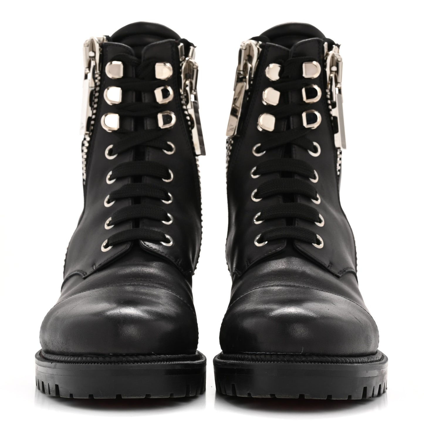 Calfskin Quilted En Hiver Boots 36.5 Black