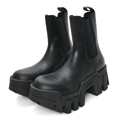 Balenciaga Smooth Calfskin Bulldozer Chelsea Boots 38 Black 4 of 10