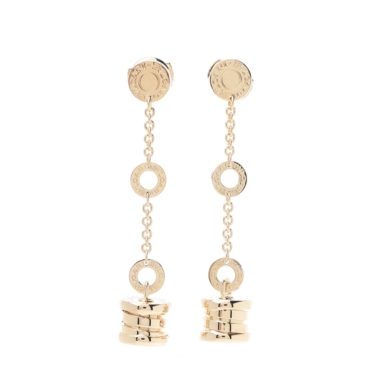 18K Yellow Gold B.Zero1 Drop Earrings