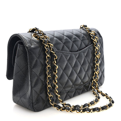 Chanel Caviar Quilted Medium Double Flap Black 3 of 11