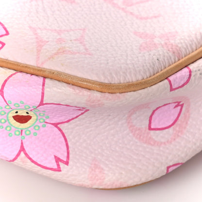 Louis Vuitton Monogram Cherry Blossom Pochette Accessories Pink 8 of 9