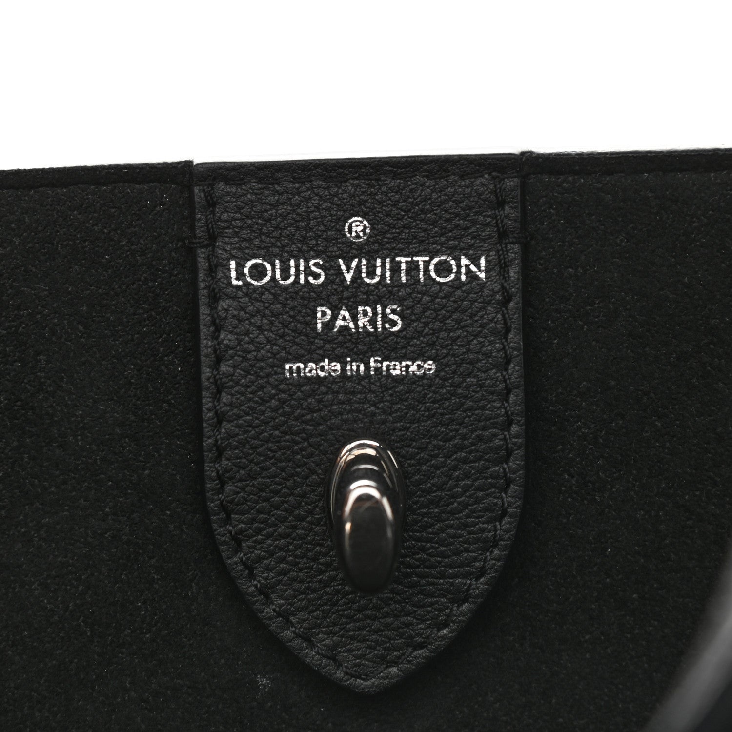 Louis Vuitton Calfskin Lockme Cabas Black 8 of 9