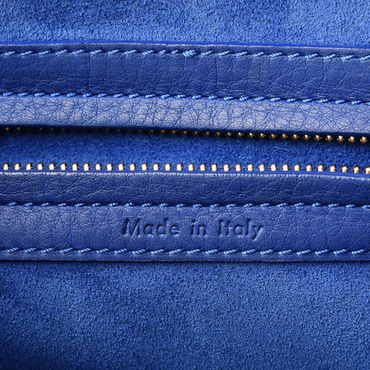 Celine Supple Calfskin Medium Phantom Luggage Royal Blue 7 of 13