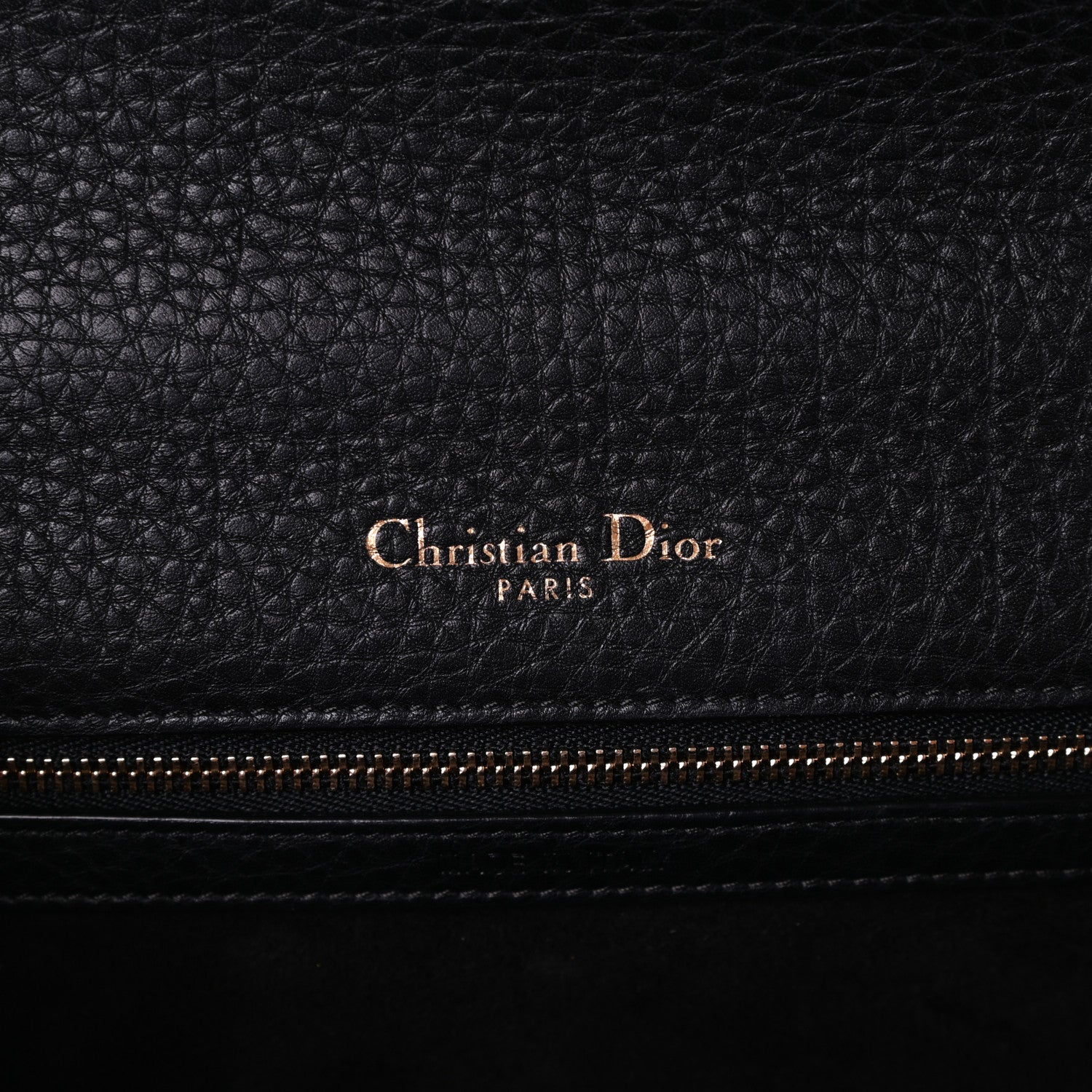 Christian Dior Grained Calfskin Medium Diorama Flap Bag Black 6 of 9