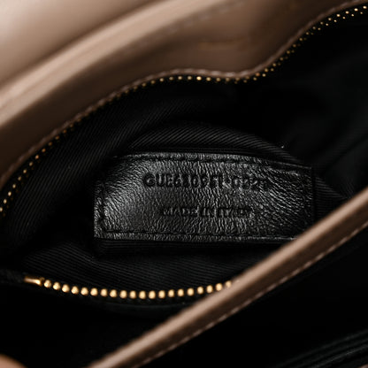 Saint Laurent Calfskin Y Quilted Monogram Toy Loulou Crossbody Bag Dark Beige 7 of 13