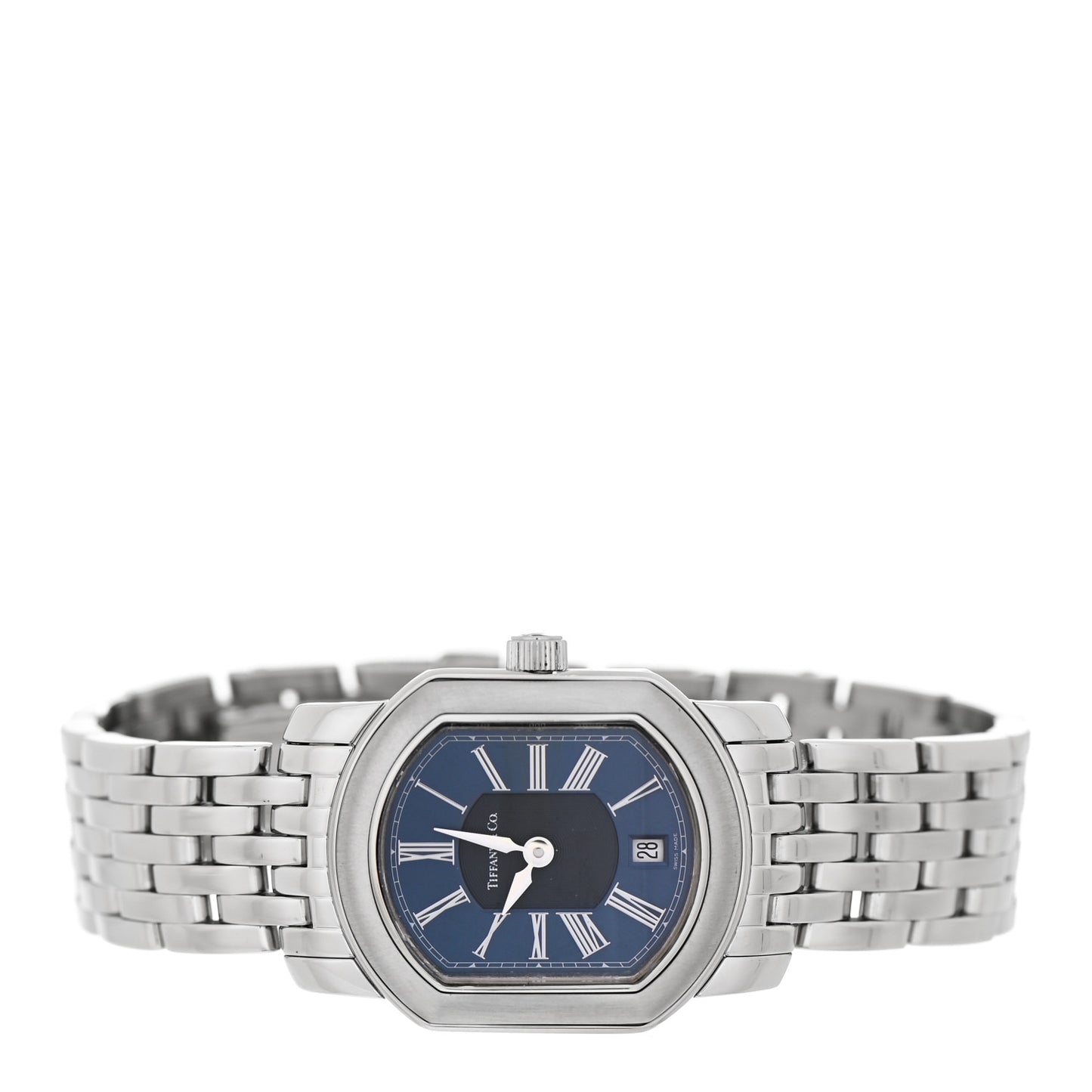 Stainless Steel 24mm Mark Coupe Resonator Quartz Watch Blue