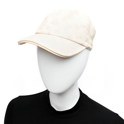Louis Vuitton Cotton Monogram Jacquard Be My Cap Beige 2 of 8