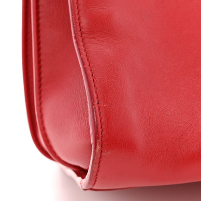 Saint Laurent Calfskin Small Sac De Jour Lipstick Red 17 of 19