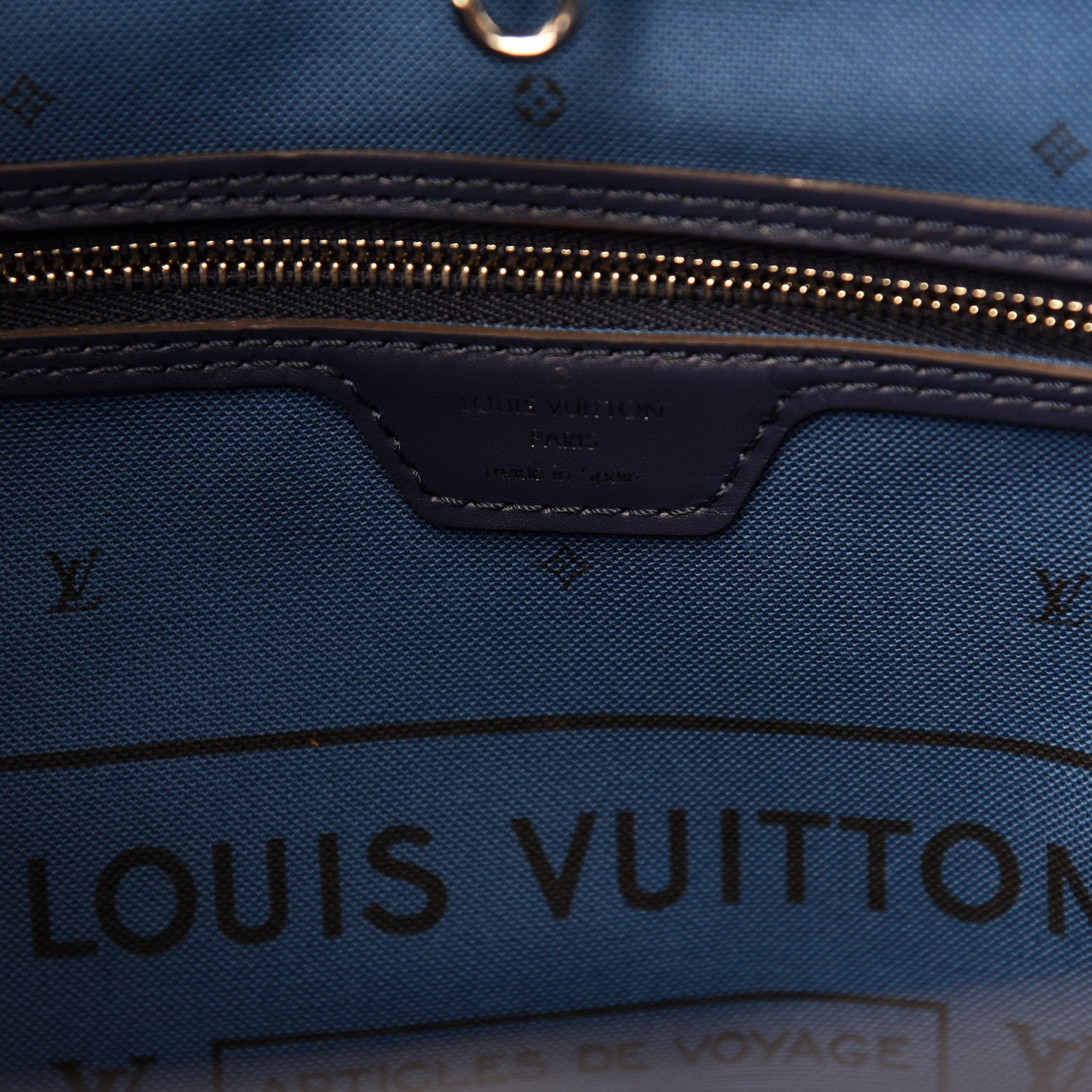 Louis Vuitton Monogram Escale Neverfull MM Blue 7 of 10