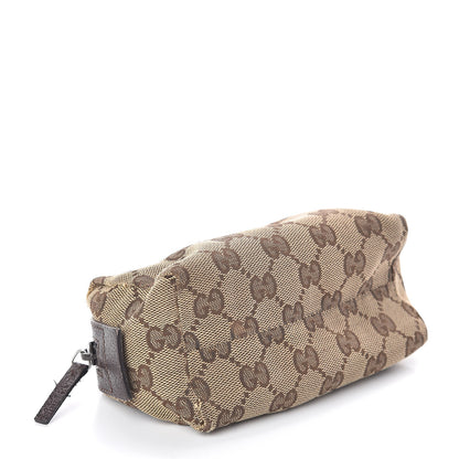 Gucci Monogram Small Balthus Cosmetic Case Beige Ebony Cocoa 4 of 8