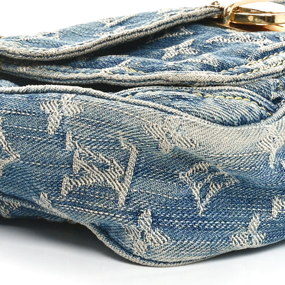 Louis Vuitton Monogram Denim Bum Bag Blue 9 of 10