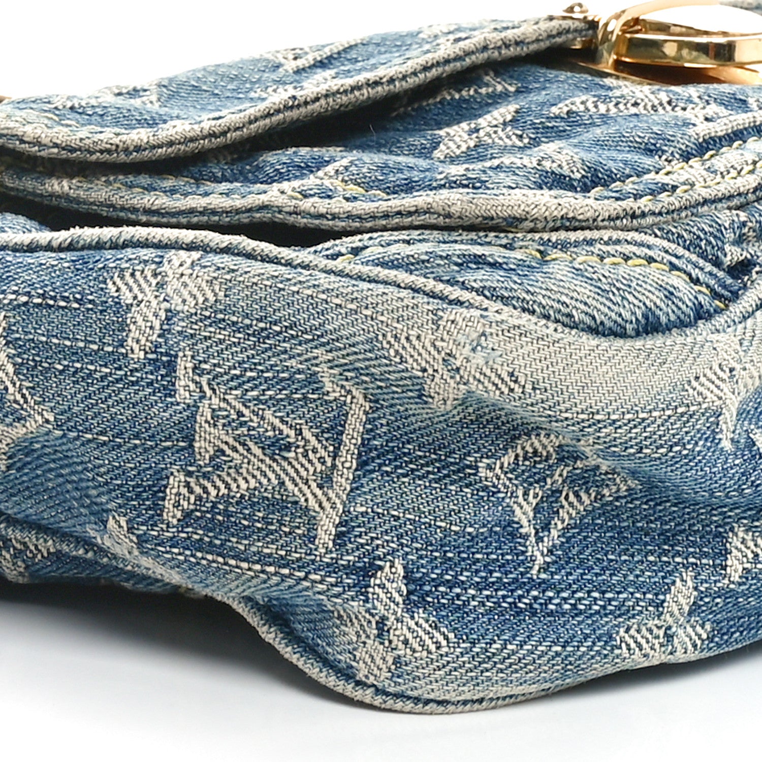 Louis Vuitton Monogram Denim Bum Bag Blue 9 of 10