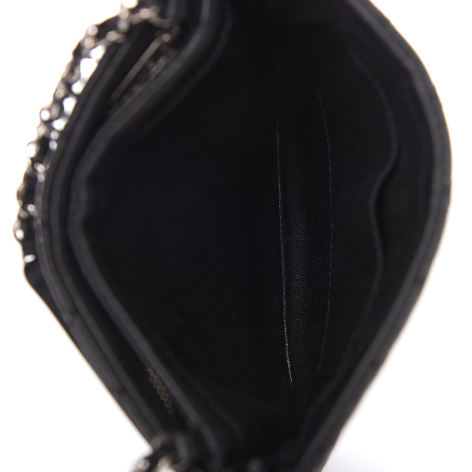 Chanel Aged Calfskin Quilted Crossbody Bag Black 5 of 10