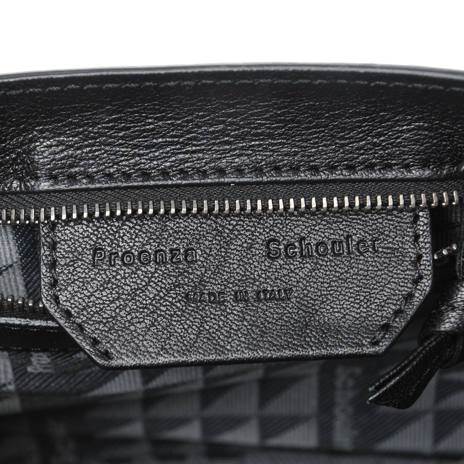 Proenza Schouler Lambskin Fringe PS1 Crossbody Pouch Black 7 of 8