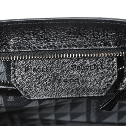 Proenza Schouler Lambskin Fringe PS1 Crossbody Pouch Black 7 of 8
