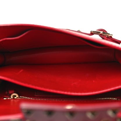 Valentino Garavani Calfskin Rockstud Flap Shoulder Bag Rosso Valentino 6 of 11