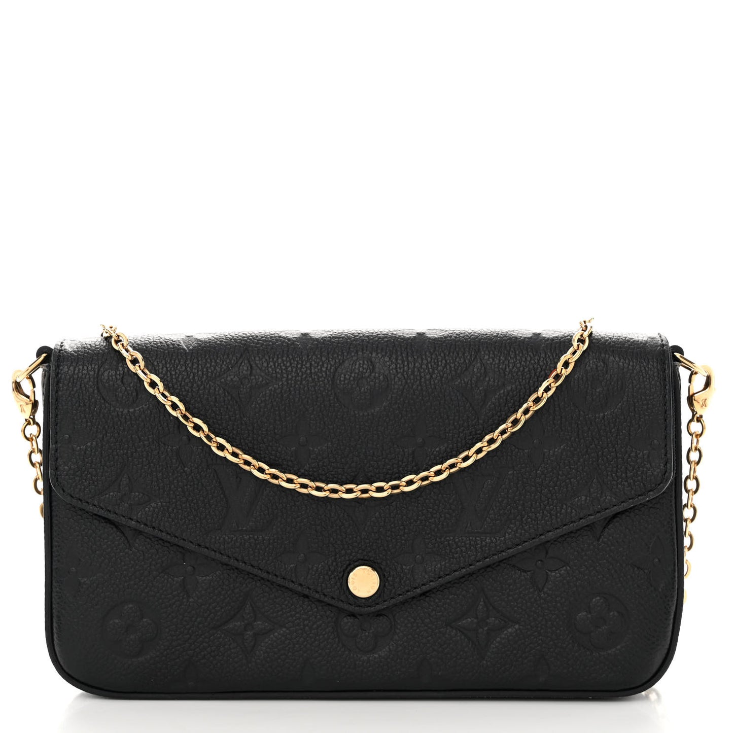 Empreinte Pochette Felicie Chain Wallet Black